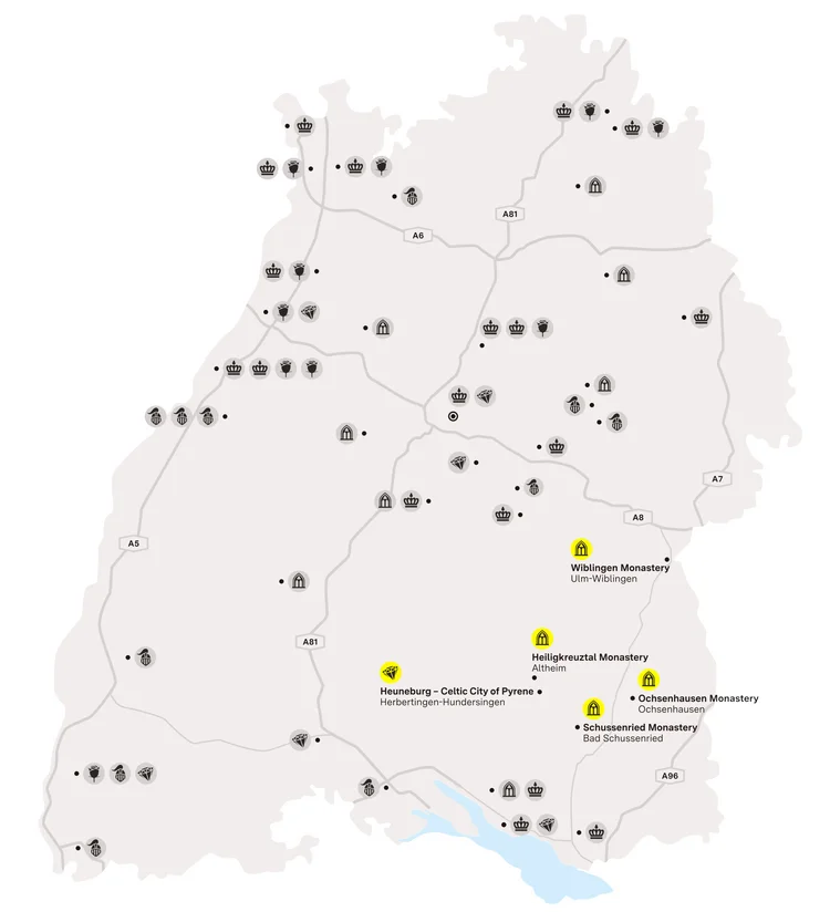 Illustration: Staatliche Schlösser und Gärten Baden-Württemberg, JUNG Kommunikation GmbH Upper Swabia & Ulm